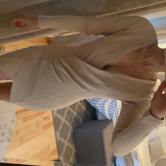 Microfibre suede faux wrap mini dress - Picture 3 of 7